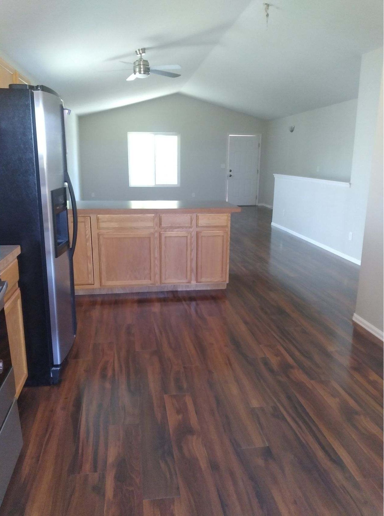 After Kitchen and Living Room Renovation - Premium Flooring Installation and Professional Paint